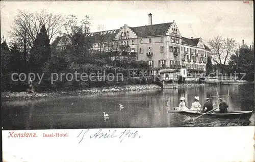 Konstanz Bodensee Insel Hotel Boot Kat. Konstanz