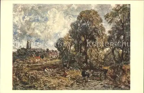 Stoke by Nayland Painting John Constable W. W. Kimball Collection