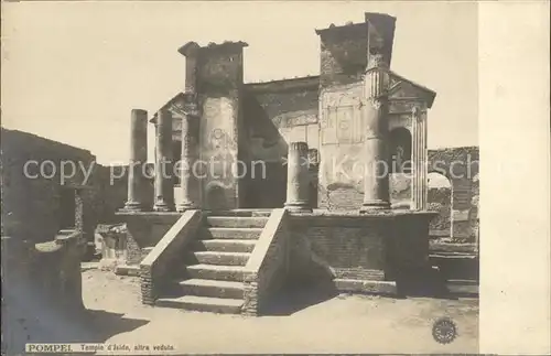 Pompei Tempio di Iside Ruinen Antike Staette