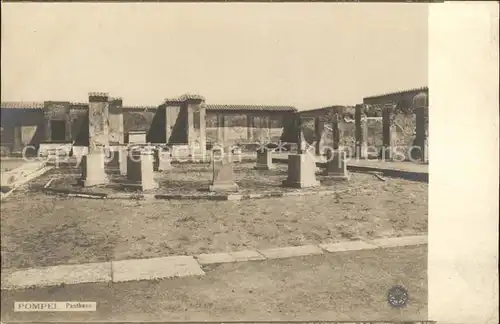 Pompei Pantheon Ruinen Antike Staette