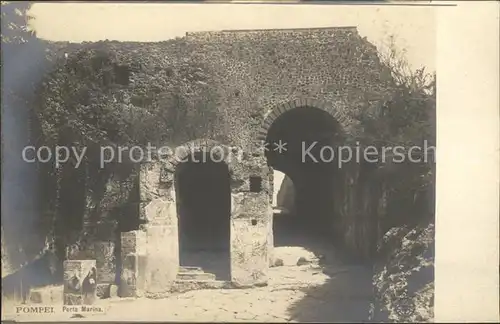 Pompei Porta Marina Ruinen Antike Staette