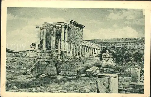 Djemila Temple Septimien Ruinen Kat. Algerien