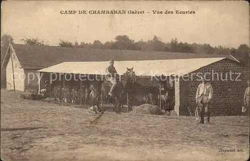 Camp de Chambaran Vue des Ecuries Chevalier