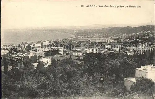 Alger Algerien Vue generale prise de Mustapha / Algier Algerien /