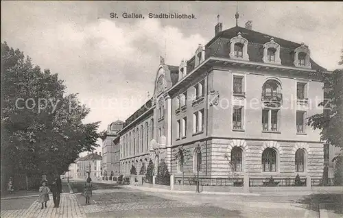 St Gallen SG Stadtbibliothek Weltpostverein Kat. St Gallen