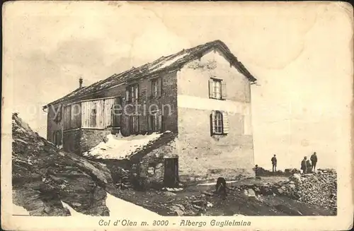 Albergo Guglielmina Schutzhuette Col d'Olen / Rifugio Guglielmina Monte Rosa Massiv /Rg. Zermatt