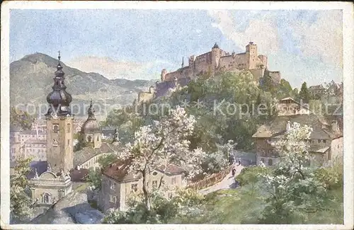 Salzburg Oesterreich Kirche und Schloss / Salzburg /Salzburg und Umgebung