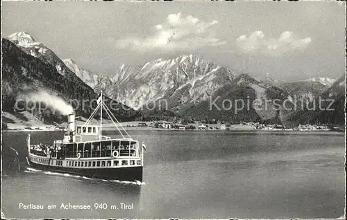 Pertisau Achensee Am Aachensee Dampfschiff / Eben am Achensee /Tiroler Unterland