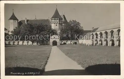 Rosenburg Kamp Schloss Kat. Rosenburg Mold