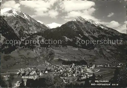 Bad Hofgastein Totalansicht Kat. Bad Hofgastein