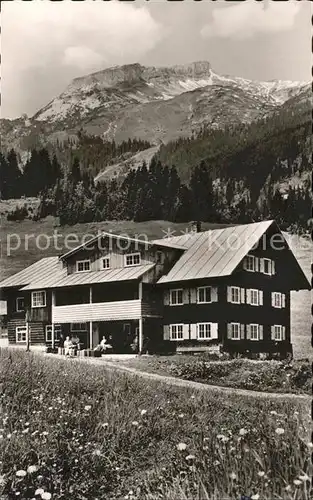 Hirschegg Kleinwalsertal Vorarlberg Heuberghaus Kat. Mittelberg