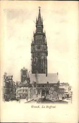 Gand Belgien Beffroi Glockenturm Kat. Gent Flandern