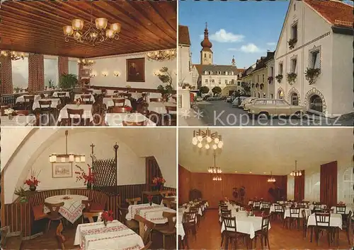 Anger Weiz Grossgasthof Thaller Restaurant Kirche Kat. Weiz Steiermark