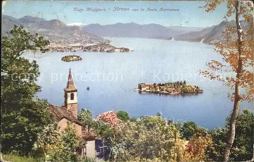 Lago Maggiore Stresa con le Isole Borromee Kat. Italien