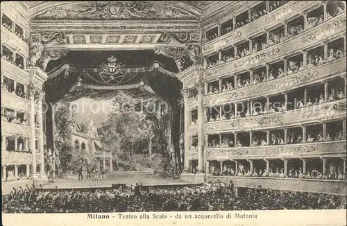 Milano Teatro alla Scala Kat. Italien