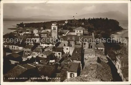 Lago di Garda Sirmione Panorama Kat. Italien