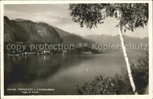 Lago di Como Tremezzo e Cadenabbia Kat. Italien