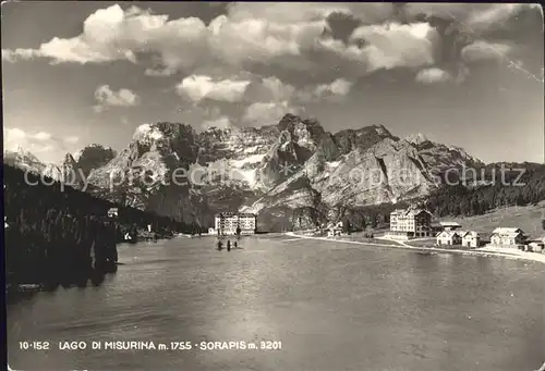 Sorapiss Lago di Misurina   Sorapis Kat. Italien