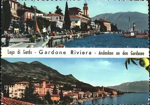 Lago di Garda Gardone Riviera  Kat. Italien