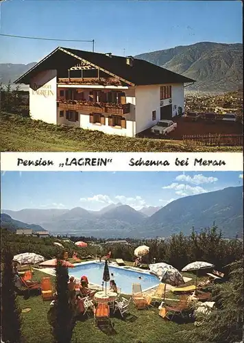 Schenna Meran Pension Lagrein Kat. Italien