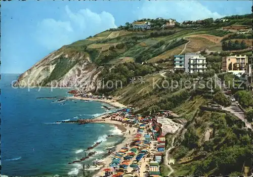 Gabicce Mare Strand Berge spiaggia montagne Kat. Italien