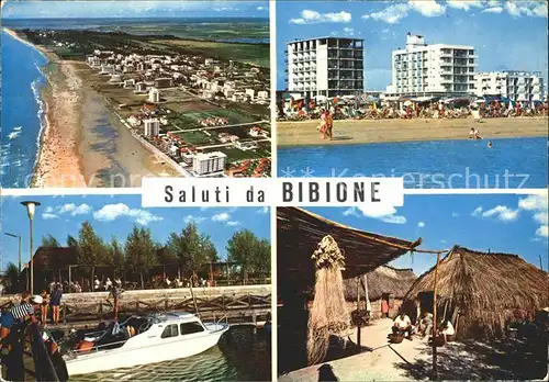 Bibione Fliegeraufnahme Strand spiaggia Kat. Italien