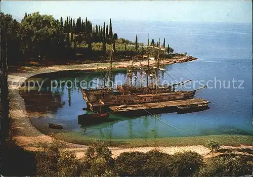 Lago di Garda S. Vigiglio Baia delle Sirene Kat. Italien