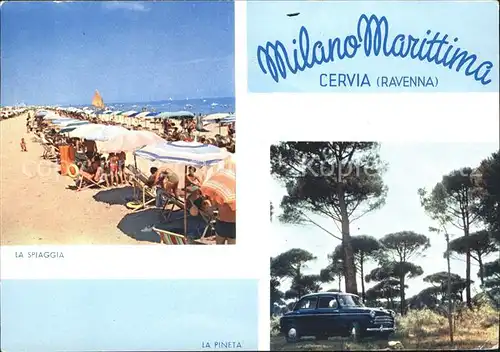 Milano Marittima Cervia Ravenna Seekueste Fichtenwald Kat. Cervia Italien