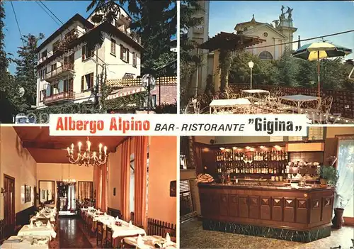 Brunate Como Albergo Alpino Bar Ristorante Gigina Kat. Como