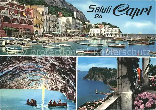 Capri Hafen porto Grotta  Kat. Italien