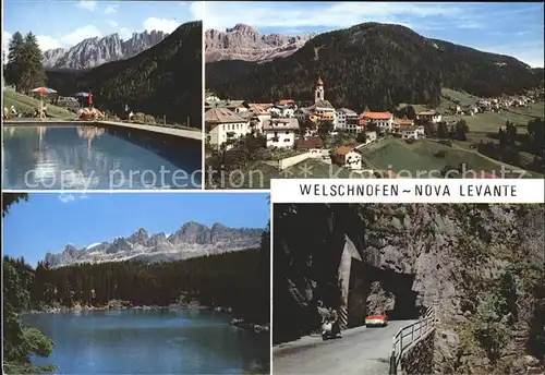 Welschnofen Suedtirol lago di Carezza strada della Val d Ega Kat. Nova Levante