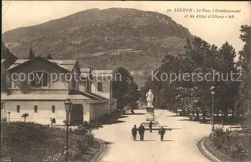 Luchon Haute Garonne Parc l Etablissement Allees d Etigny Monument Statue Kat. Bagneres de Luchon