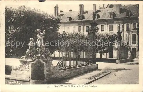 Nancy Lothringen Grilles de la Place Carriere Statue / Nancy /Arrond. de Nancy
