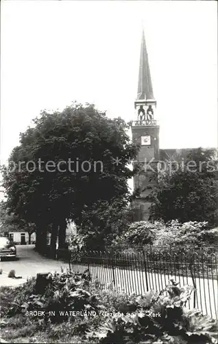 Broek Waterland Kerk Kirche Kat. Broek