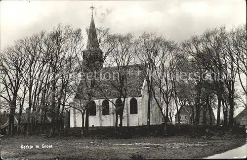 Groet Schoorl Kerkje Kirche Kat. Bergen Niederlande