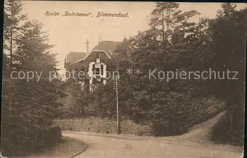 Bloemendaal Huize Duinhoeve Kat. Niederlande