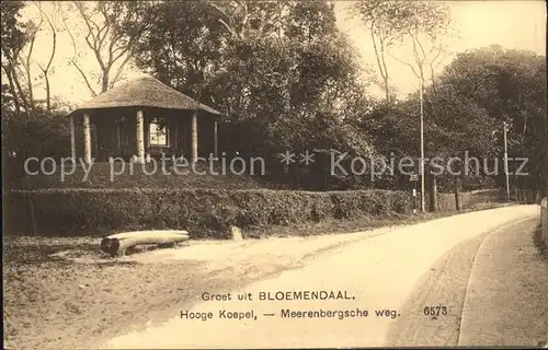 Bloemendaal Hooge Koepel Meerenbergsche weg Kat. Niederlande