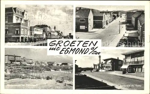 Egmond aan Zee Strassenpartien Tennispark Boulevard de Vassy Kat. Niederlande