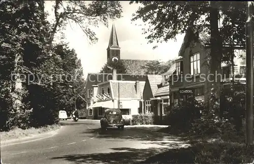 Schoorl Dorpsgezicht Strassenpartie Kirche Kat. Bergen Niederlande