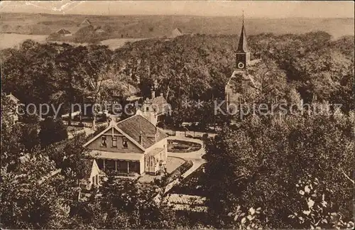 Schoorl in vogelvlucht Kerk Kirche Kat. Bergen Niederlande