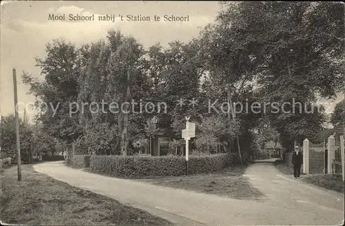 Schoorl nabij t Station Kat. Bergen Niederlande