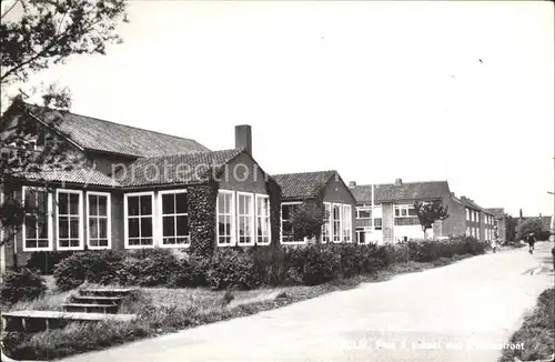 Andijk Pius X school met Doumastraat Kat. Niederlande