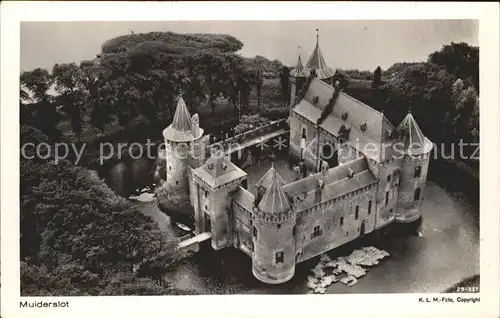 Muiderslot Schloss Fliegeraufnahme