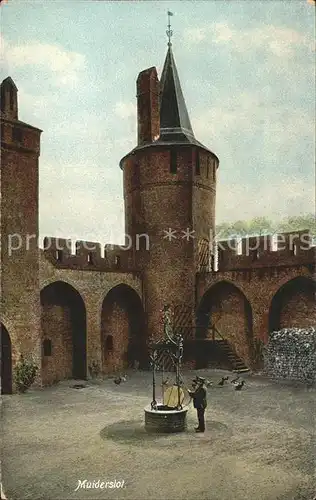 Muiderslot Schloss Brunnen