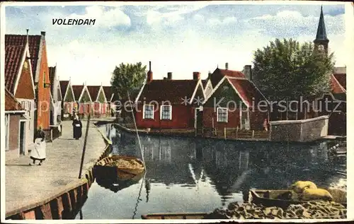 Volendam Teilansicht Kat. Niederlande