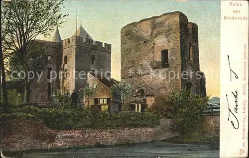 Santpoort Noord Ruine van Brederode / Velsen /