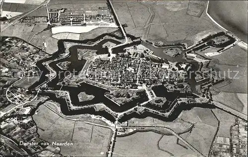 Naarden De ster var Naarden Fliegeraufnahme Kat. Niederlande