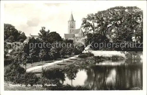 Naarden Gezicht op de vesting Kerk Kirche Kat. Niederlande