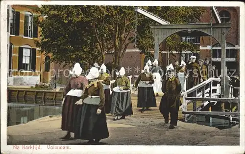 Volendam Na Kerktijd Trachten Kat. Niederlande