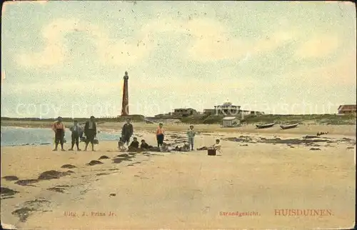 Huisduinen Strandgezicht Leuchtturm Kat. Niederlande